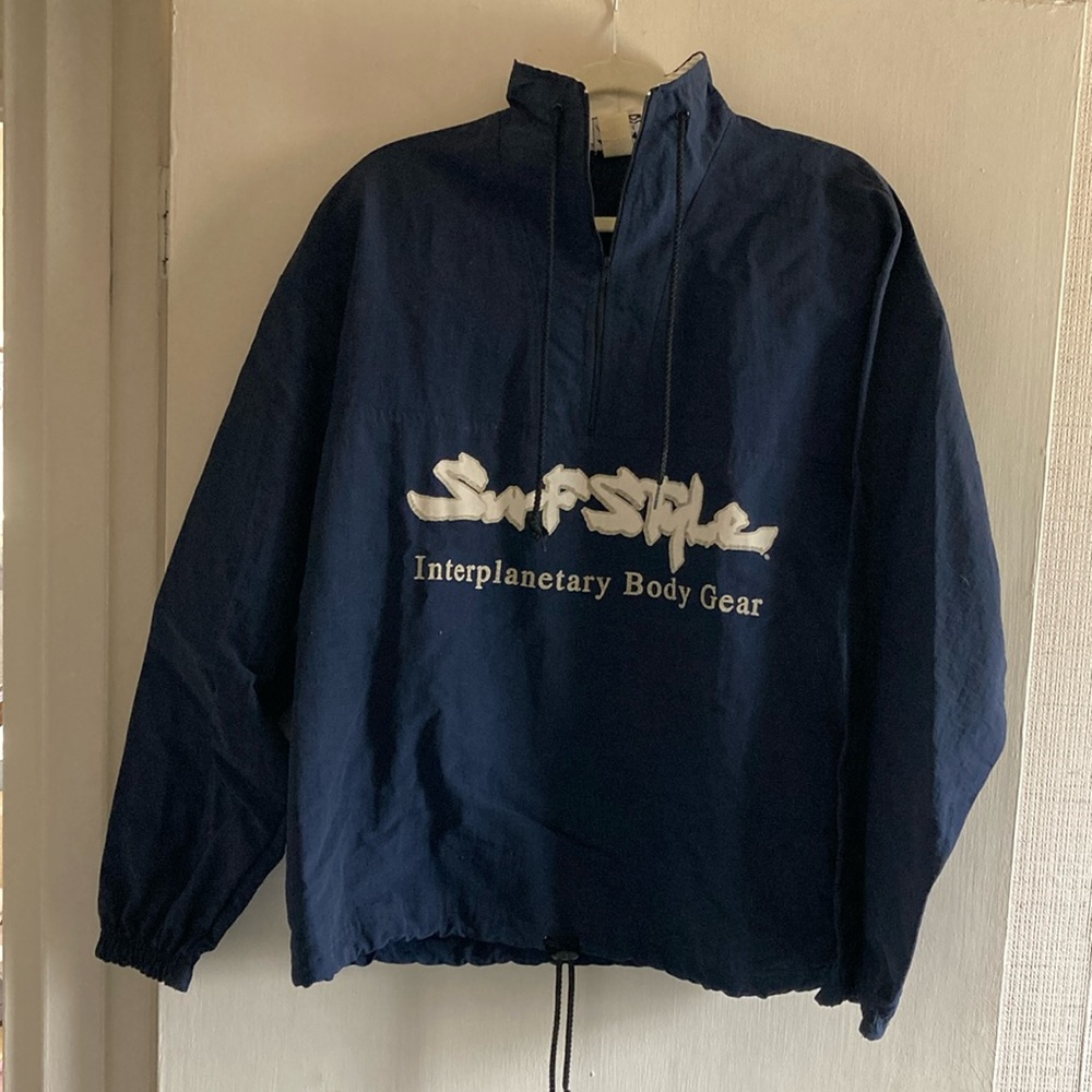 Surf style blue jacket